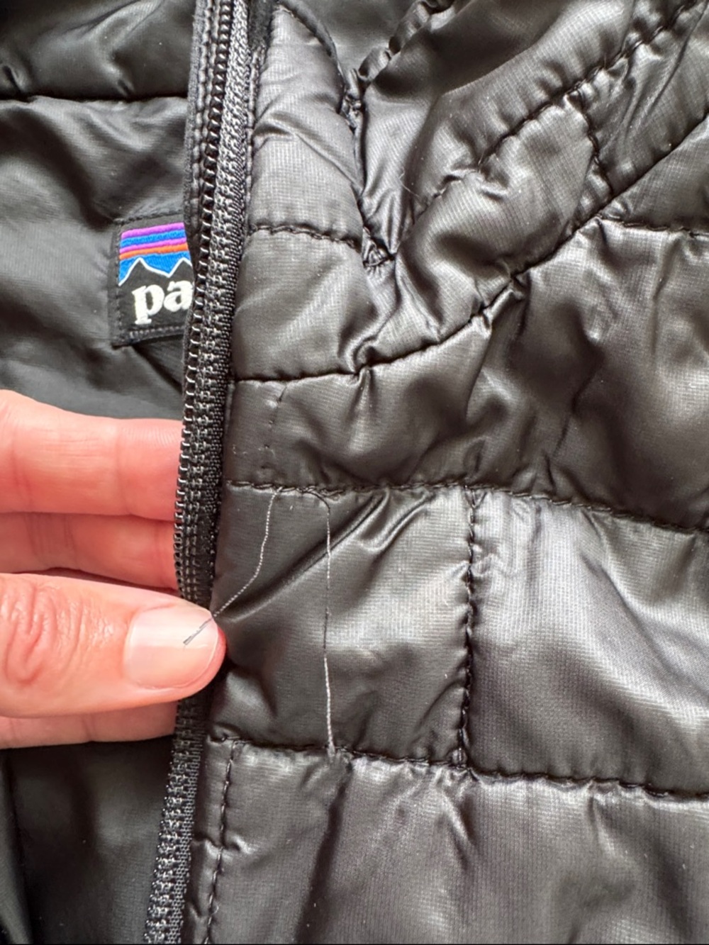 Patagonia Women's Nano Puff Vest — Charcoal Gray - Picture 5 of 6